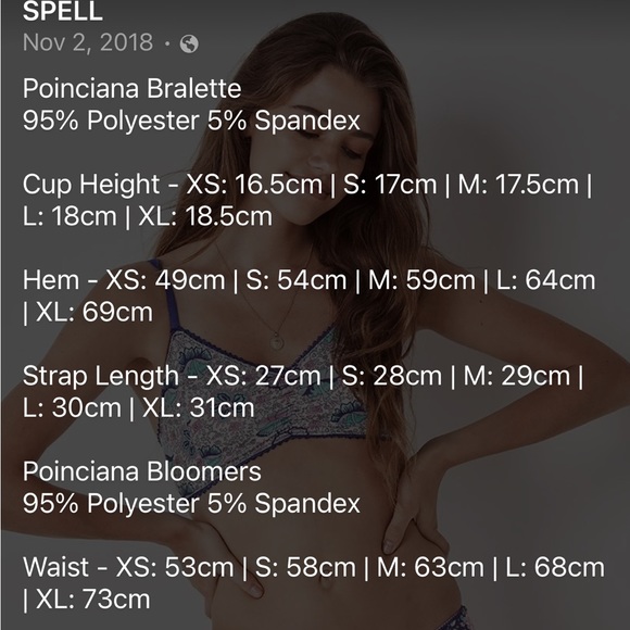 NWT Poinciana Bralette - Picture 5 of 6